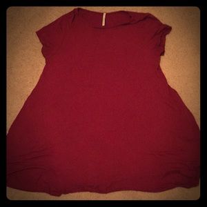 Maroon flowy dress. Size medium from boutique